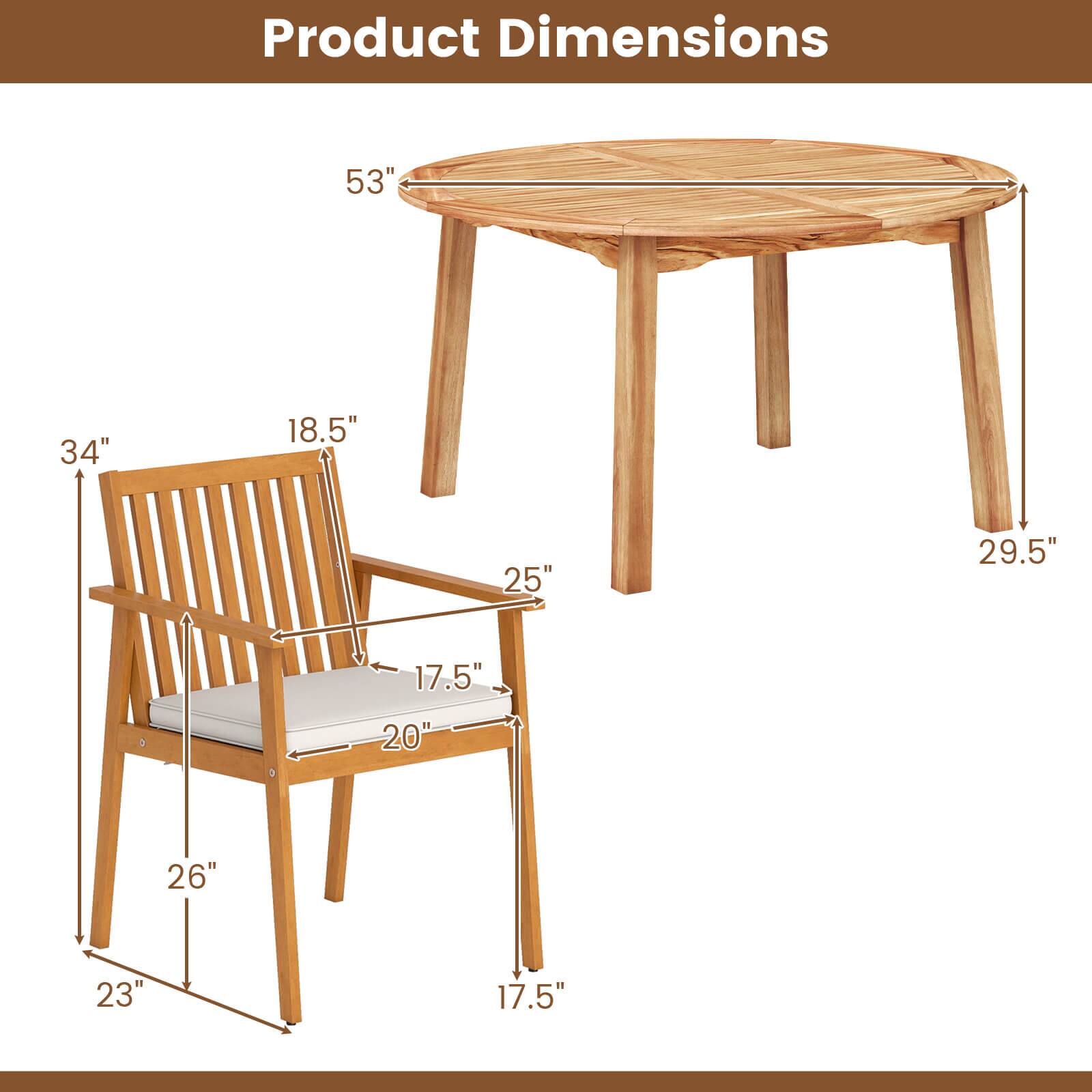 Product Dimensions: 53" x 34" x 18.5" x 25" x 29.5" x 17.5" x 20" x 26" x 23" x 17.5"