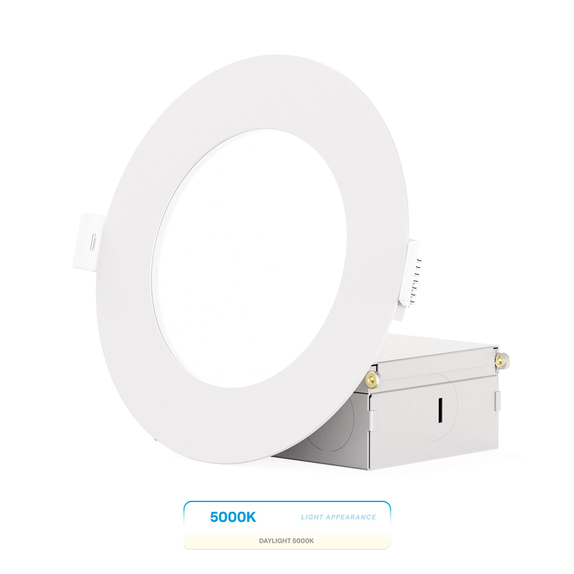 Infibrite - 4 In. Ultra-Thin Recessed LED Downlight 9W 750LM Daylight Wet Rated, Triac Dimmable 24-Pack - White price history on PriceWatchPro
