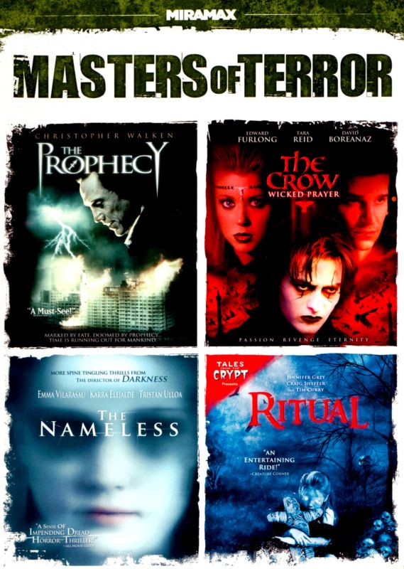  Masters of Terror: The Prophecy/The Crow: Wicked Prayer/The Nameless/Ritual [DVD]
