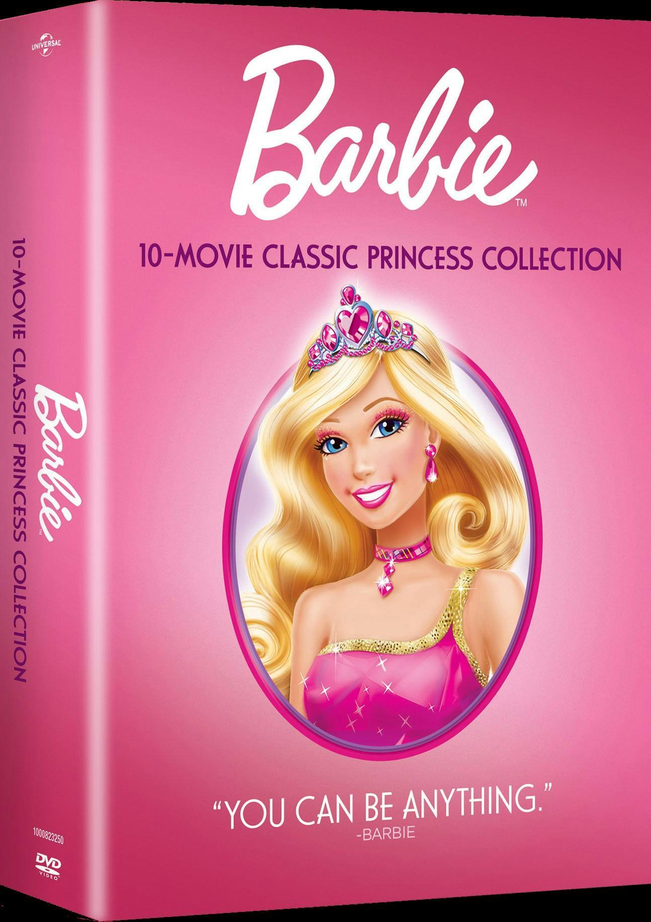 Angle. Barbie: 10-Movie Classic Princess Collection - Iconic Moments Line-Look (Box Set) [DVD].