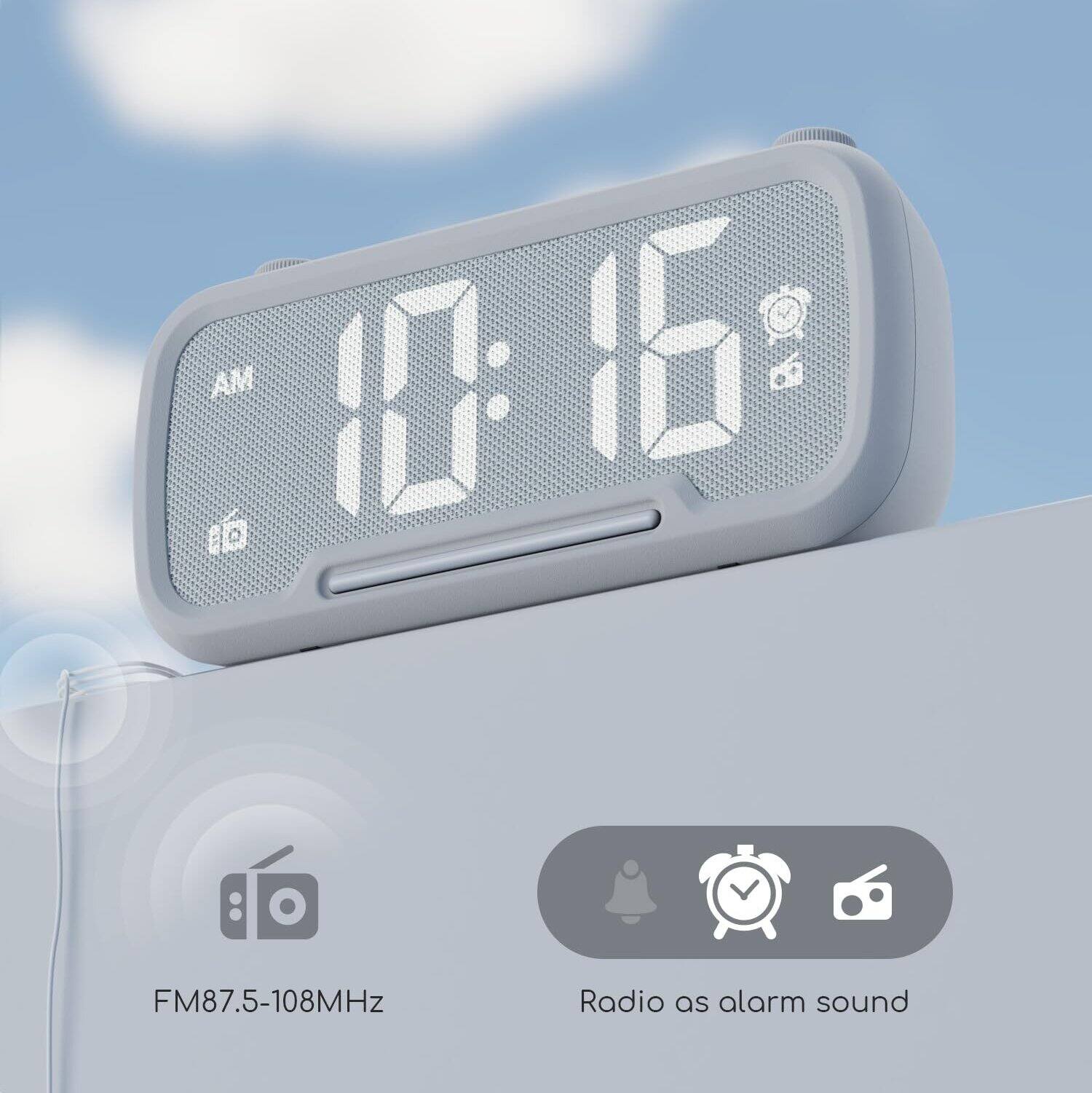 AM 10:16 H  
FM87.5-108MHz  
Radio as alarm sound