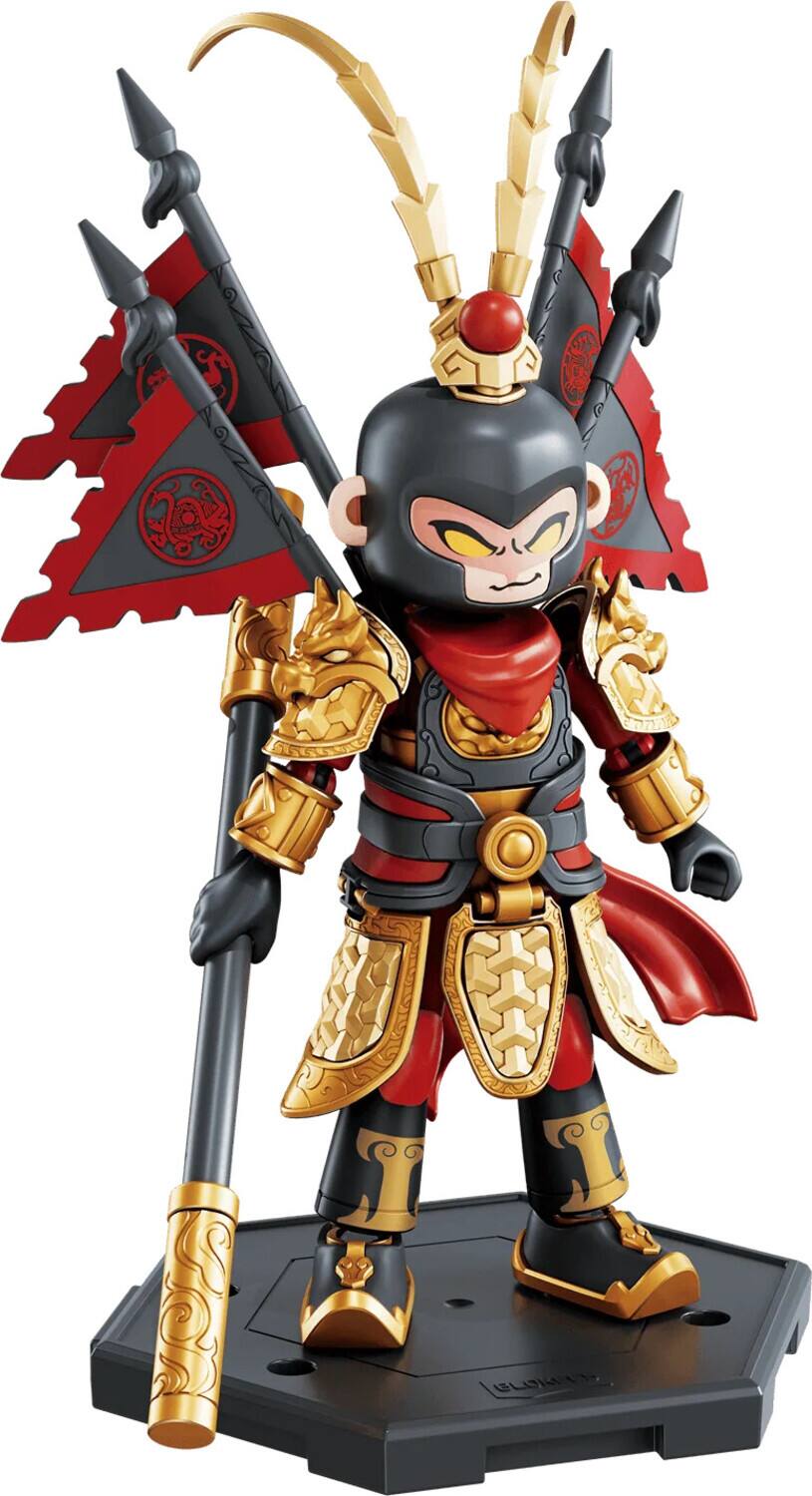 Alt View 1. PopMarket - Blokees - Herospire - Armor Version - 28: Sun Wukong 2.0 (Battle Suit) Model Kit   - COLLECTIBLES - Multicolor.