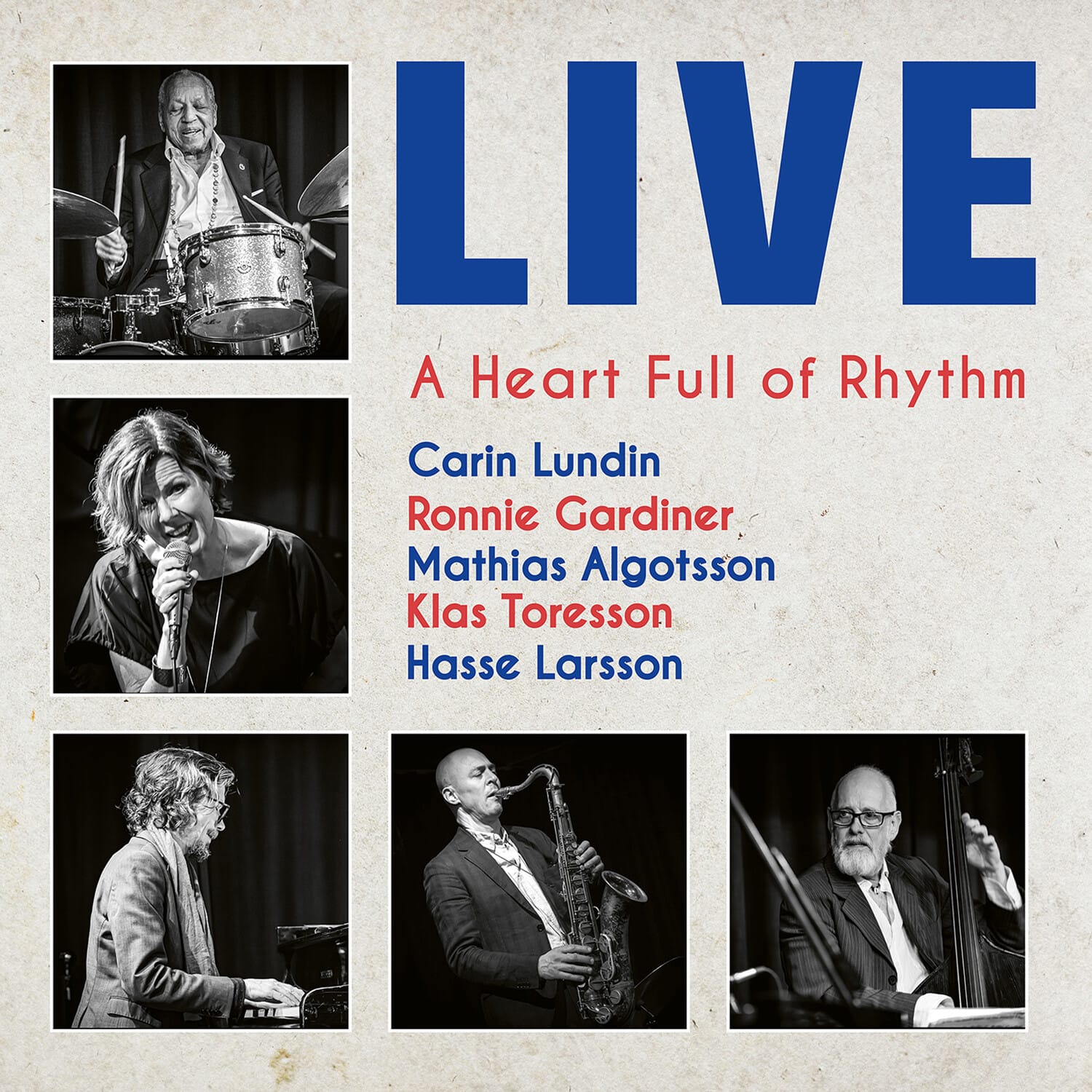 Carin Lundin - A Heart Full of Rythm - Live  - COMPACT DISCS