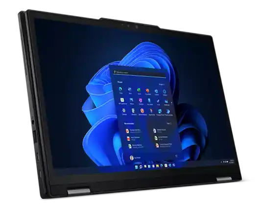 Front. Lenovo - Refurbished - Lenovo Thinkpad X13 Yoga Touchscreen Intel Core i5, 16GB RAM, 256GB SSD, Windows 11 Home - Silver.