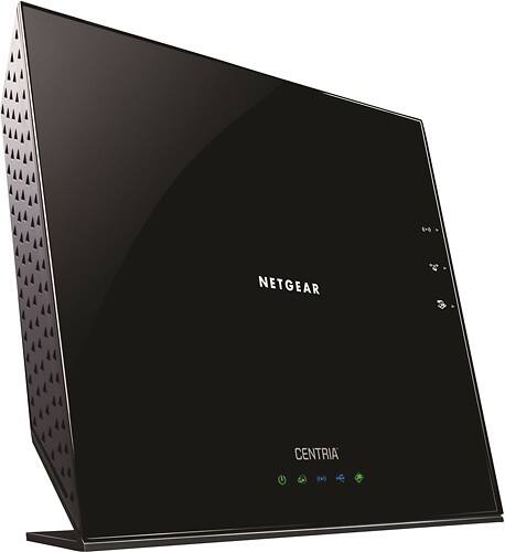 Angle Standard. NETGEAR - CENTRIA Dual-Band 802.11b/g/n Router with 2TB Hard Drive.