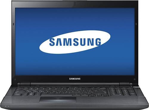 Front Standard. Samsung - Series 7 17.3" Laptop - 16GB Memory - 1.5TB Hard Drive - Black.