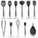 Slotted Turner, Slotted Spoon, Pasta Spoon, Ladle, Spatula Turner, Spatula, Tongs, Small Spatula, Whisk, Brush, Spoon Rest