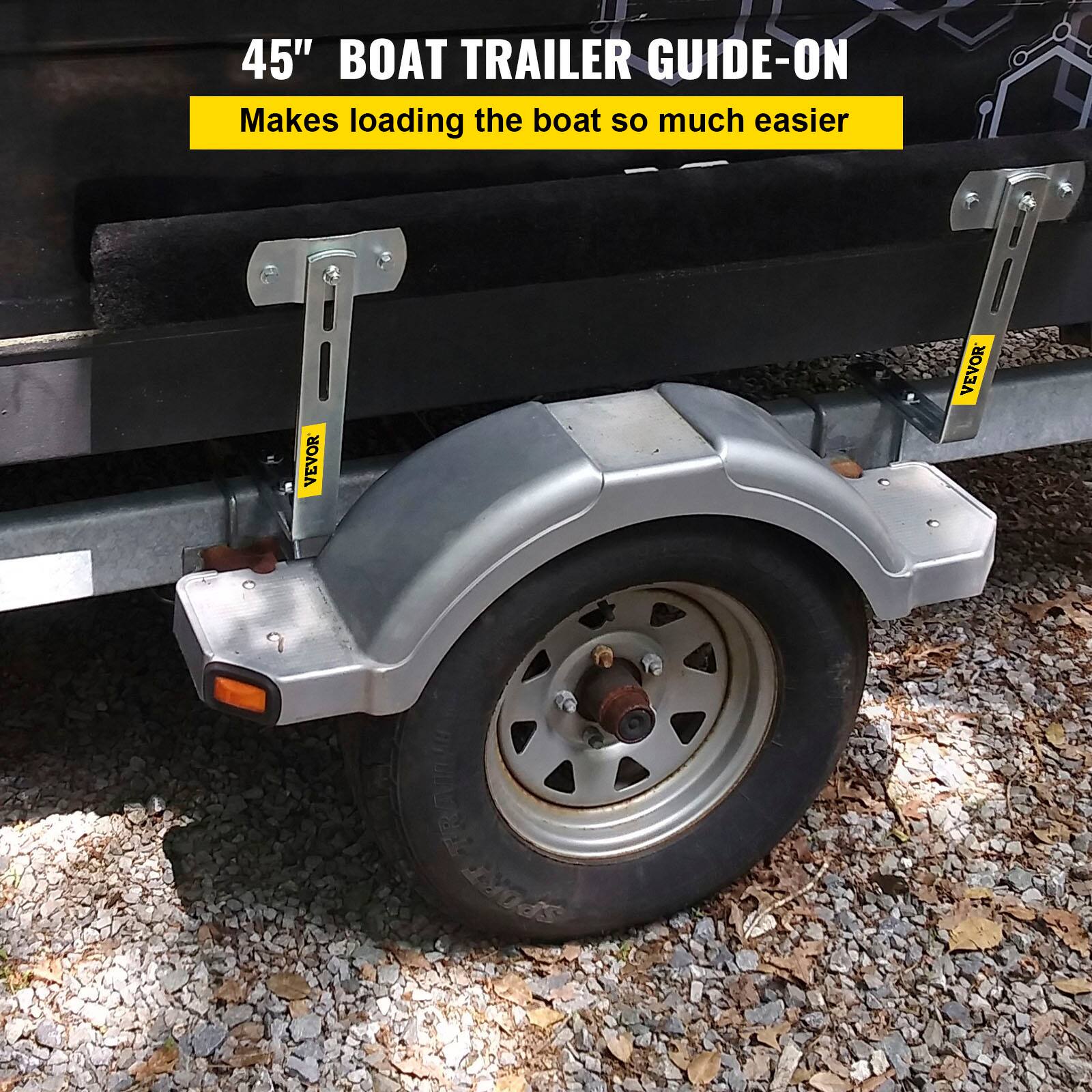 45" BOAT TRAILER GUIDE-ON  
Makes loading the boat so much easier