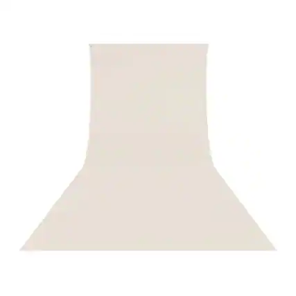 Front. Westcott - Westcott Wrinkle-Resistant Backdrop (Buttermilk White, 9 x 20 Feet).