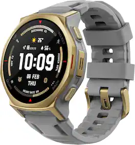 Amazfit - T-Rex 3 Pro Smartwatch 44mm Silicone - Arctic Gold - (2025) - Arctic Gold - (2025)