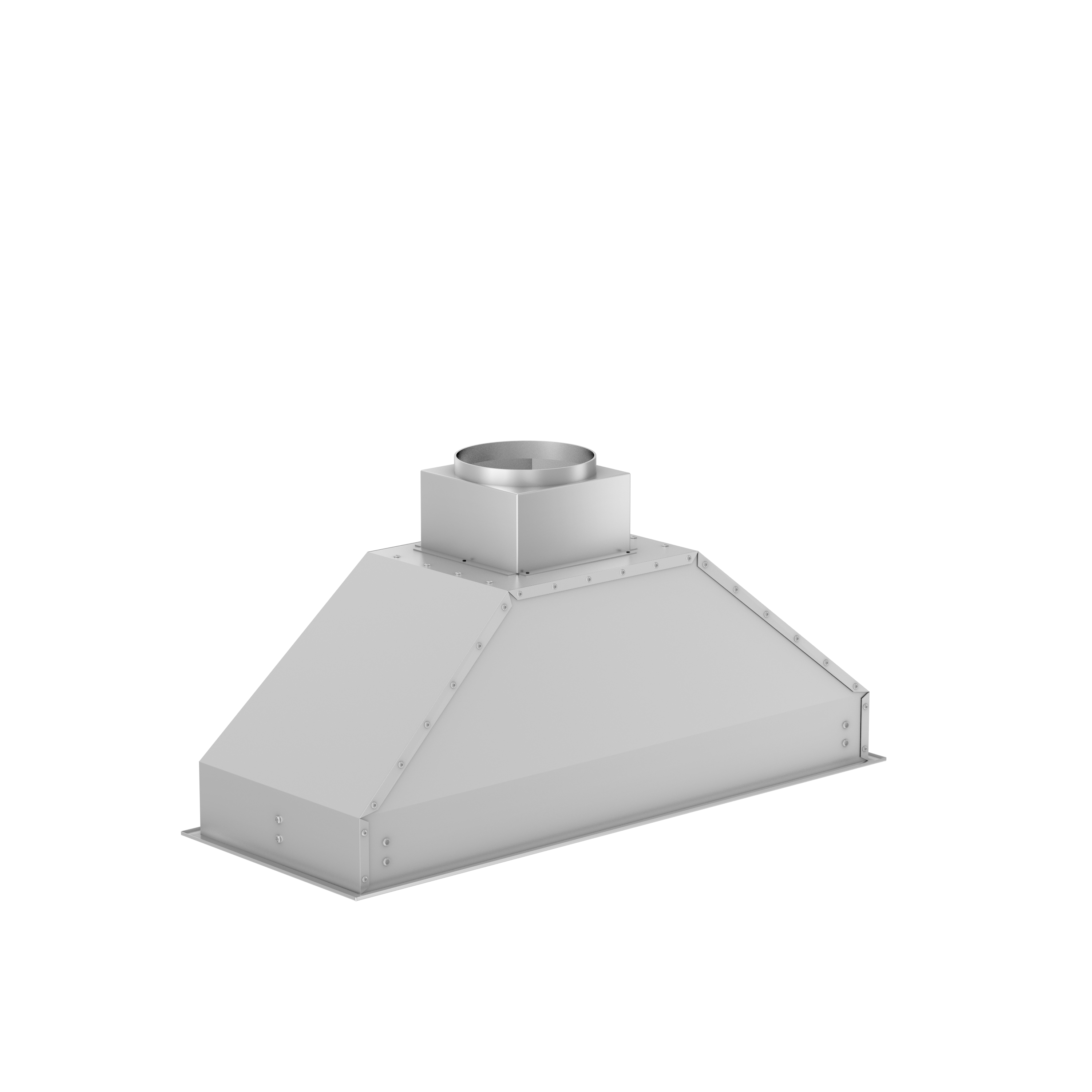 Left. ZLINE - 40" Externally Vented Range Hood - Brushed Stainless Steel.