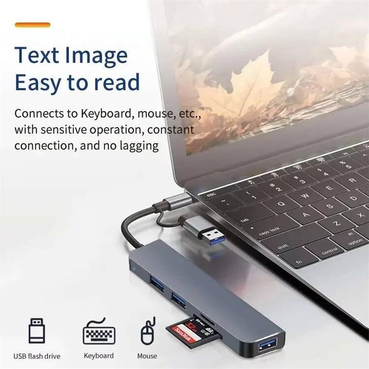 Text Image  
Easy to read  

Connects to Keyboard, mouse, etc., with sensitive operation, constant connection, and no lagging  

USB flash drive  
Keyboard  
Mouse  

SanJock