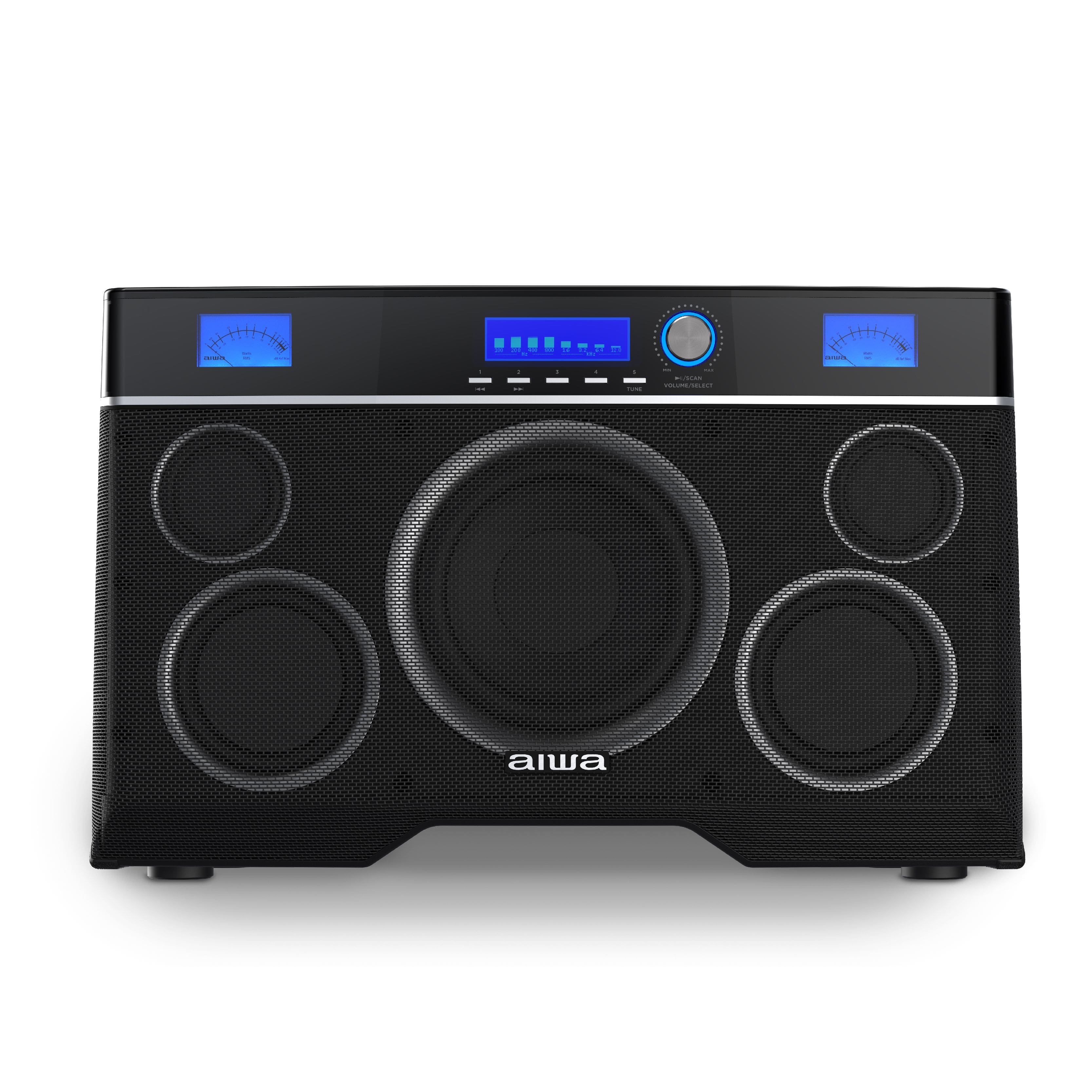 Aiwa Exos 10 Bluetooth Stereo Speaker With Lcd Display & Carry
