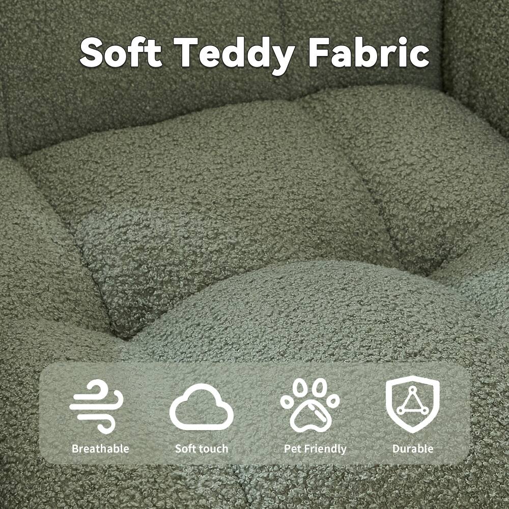 Soft Teddy Fabric

- Breathable
- Soft touch
- Pet Friendly
- Durable