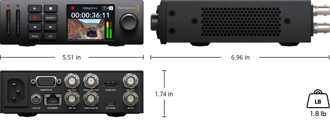 その他 BlackmagicDesign HyperDeck Studio Mini Blackmagic HyperDeck Studio Mini - HYPERD/STM - BMD