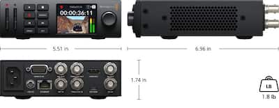 Blackmagic Design HyperDeck Studio HD Mini Recorder BMD-HYPERD-ST Blackmagic Design HyperDeck Studio HD Mini Recorder BMD-HYPERD-ST