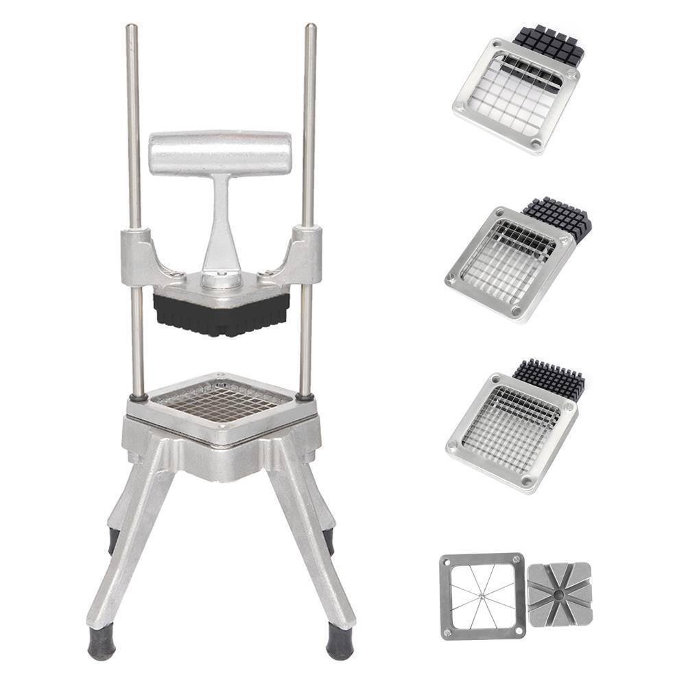 Front. Winado - Vegetable Dicer Fruit Chopper Onion Tomato Slicer French Fry Cutter + 4 Blades.