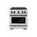Front. ZLINE - Autograph 30 in. 4.2 cu. ft. Freestanding Paramount Gas Range with DuoPro Cooktop and Black Accents - Stainless Steel.