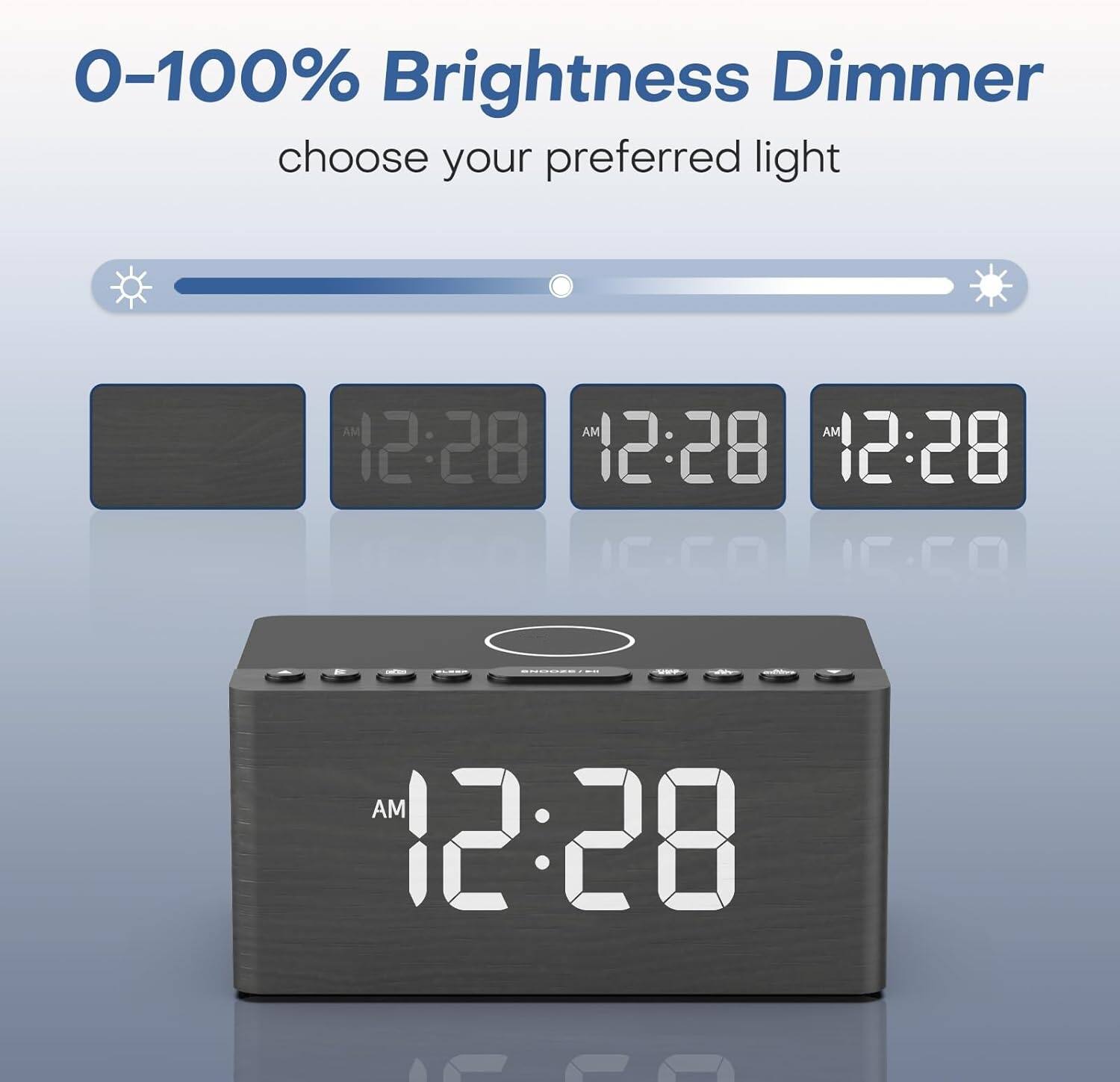 0-100% Brightness Dimmer  
choose your preferred light  

12:28 AM  
12:28 AM  
12:28 AM  
12:28 AM