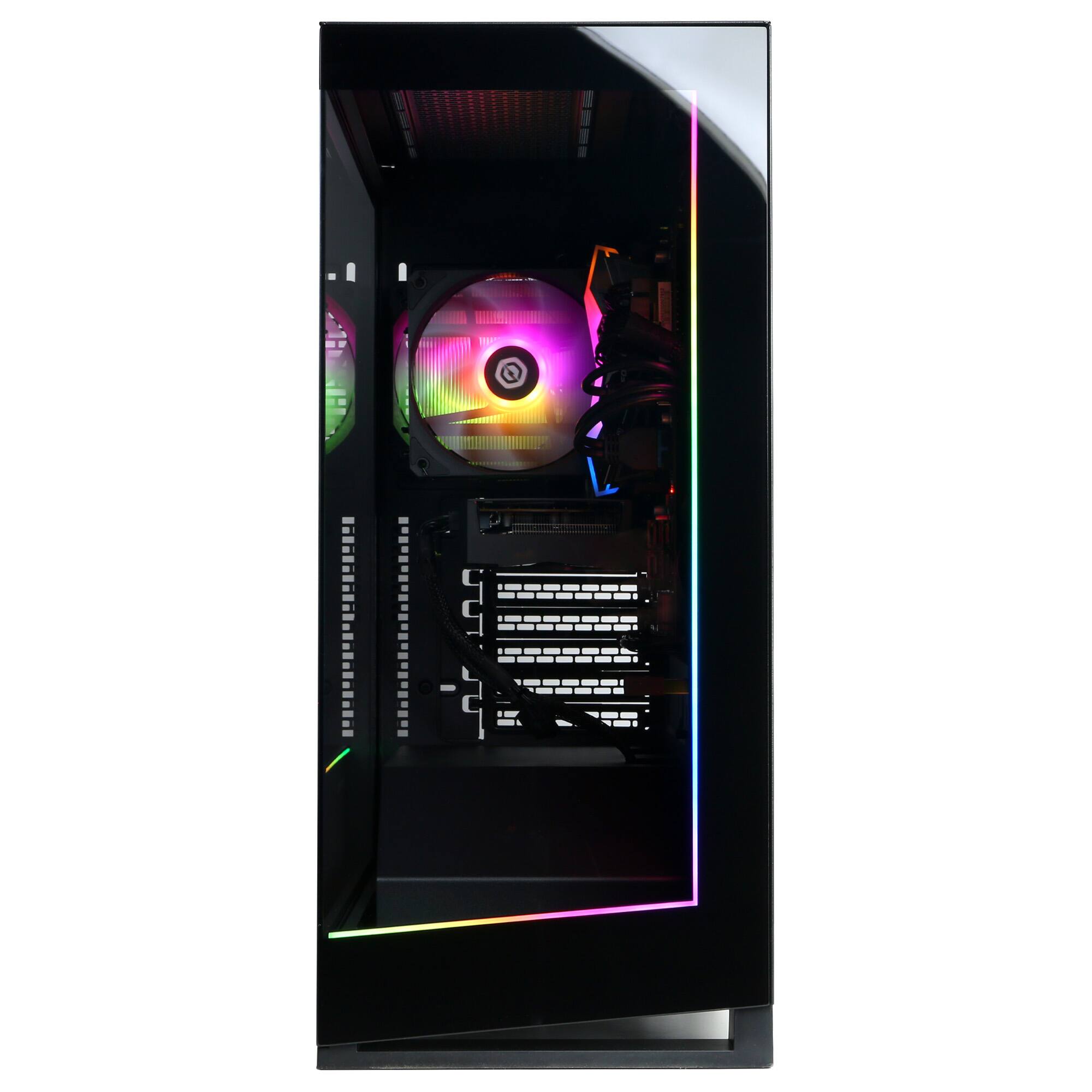 Alt View 11. CyberPowerPC - Gaming Desktop - Intel Core Ultra 225F - NVIDIA GeForce RTX 5060 Ti 8GB - 16GB DDR5 - 2TB PCIe 4.0 SSD - Black.