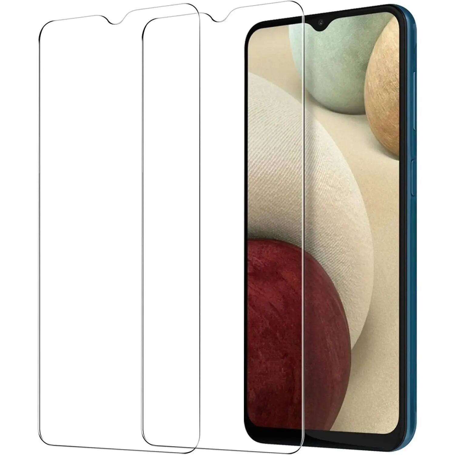 Front. Entronix - Entronix Clear Screen Protector Compatible with Galaxy A02 - 2 Piece Combo - Transparent.
