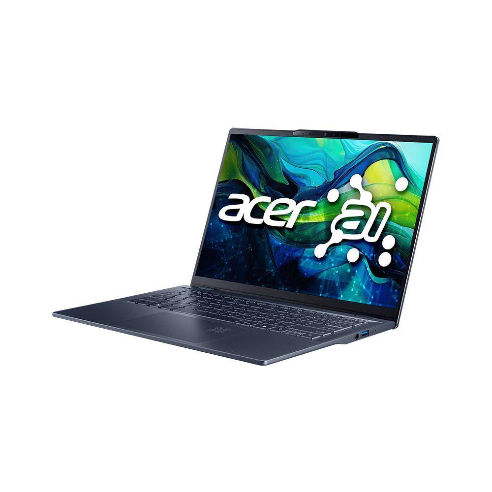Angle. Acer - Swift 14 AI - Intel Core Ultra 7 -1TB Storage - SF14-51T-75AF - Blue.