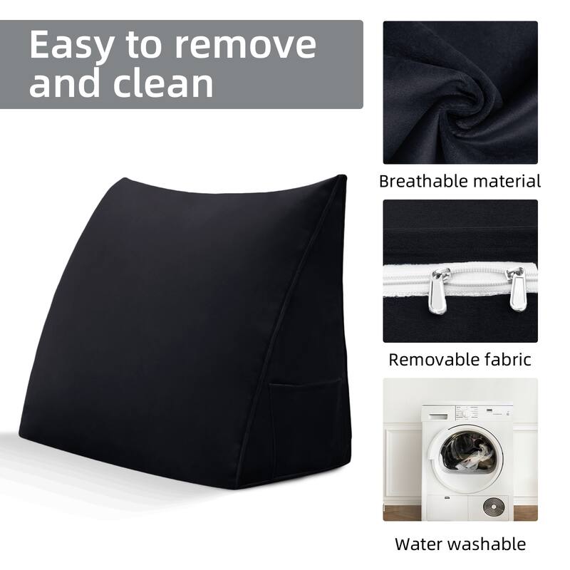 Easy to remove and clean

- Breathable material
- Removable fabric
- Water washable