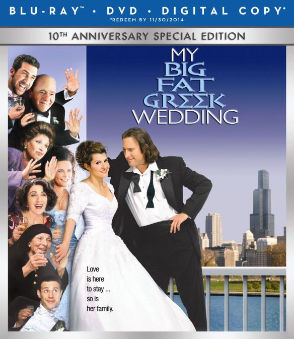  My Big Fat Greek Wedding [2 Discs] [Includes Digital Copy] [Blu-ray/DVD] [2002]