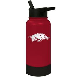 Great American Products - Arkansas Razorbacks 32oz. Logo Thirst Hydration Water Bottle - Multicolor