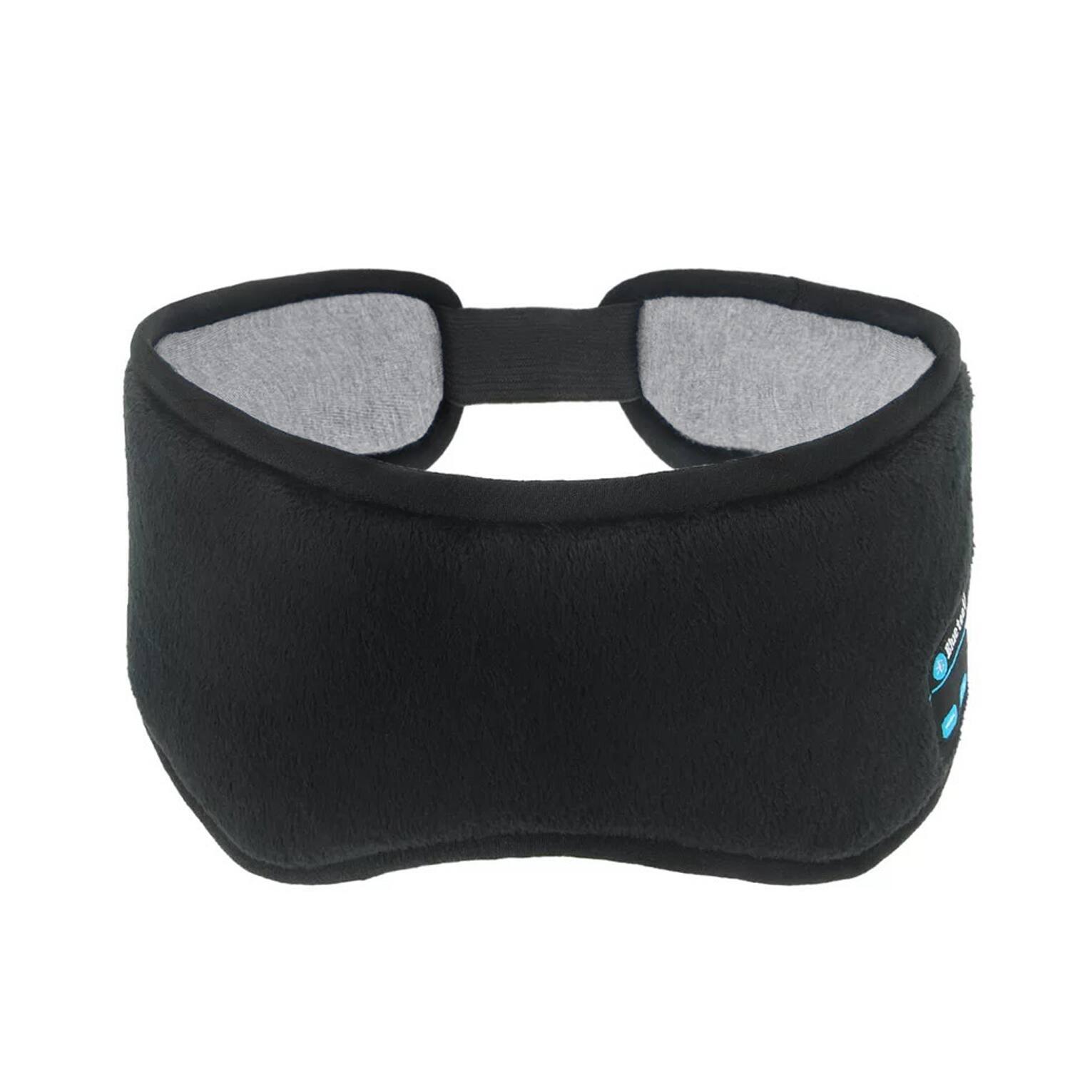 Front. Skanty Furniture - Sleep Headphones, Bluetooth Sleep Mask, Cotton Headband Earphones, Washable Soft Blackout Eye Cover for Side Sleeper - Black.