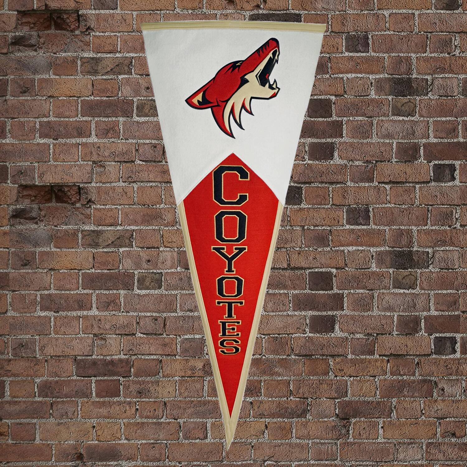 Alt View 5. Winning Streak Sports - Arizona Coyotes NHL GIANT SIZE Pennant 17x40 Wool Pennant - Multi.