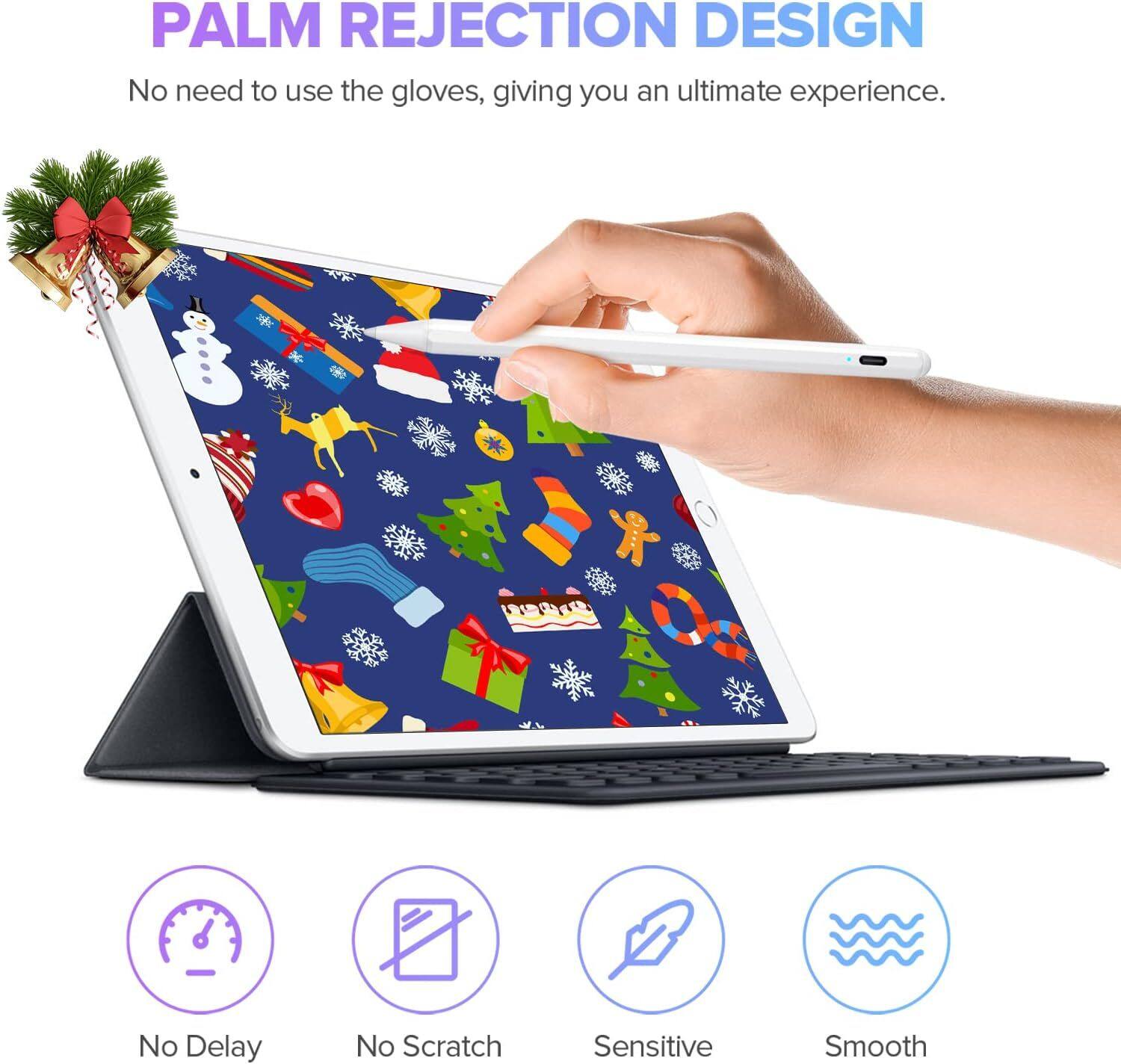 PALM REJECTION DESIGN  
No need to use the gloves, giving you an ultimate experience.  

- No Delay  
- No Scratch  
- Sensitive  
- Smooth