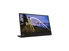 Lenovo - ThinkVision M15 16" Full HD IPS Monitor - USB-C - 62CAUAR1UZ - Black
