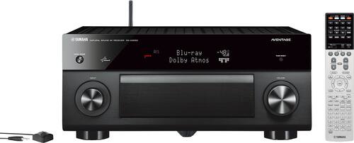 Yamaha - AVENTAGE 1350W 9.2-Ch. Network-Ready 4K Ultra HD and 3D Pass-Through A/V Home Theater Receiver - Black-Front_Standard 