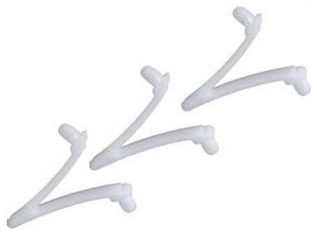 Alt View 2. Pool Central - 2" Quick Snap Replacement Butterfly Clips - Set of 3 - White.