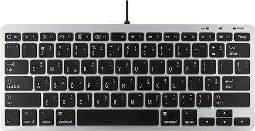 Front Standard. Matias - Slim One Keyboard for Apple® iPhone®, iPod® and iPad® and Mac.