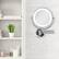 Alt View 2. Zadro - LED Lighted Wall Mounted Makeup Mirror with 10X/1X Magnifications & Extendable Arm - Satin Nickel.