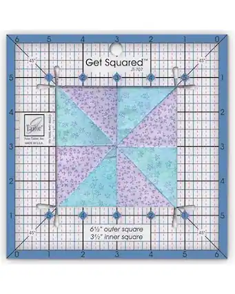 Get Squared™
JT-707
Tailor
MADE IN USA
6½" outer square
3½" inner square
6 5 4 3 2 1 0
5 4 3 2 1 0
4 3 2 1 0
3 2 1 0
2 1 0
1 0
45°
45°