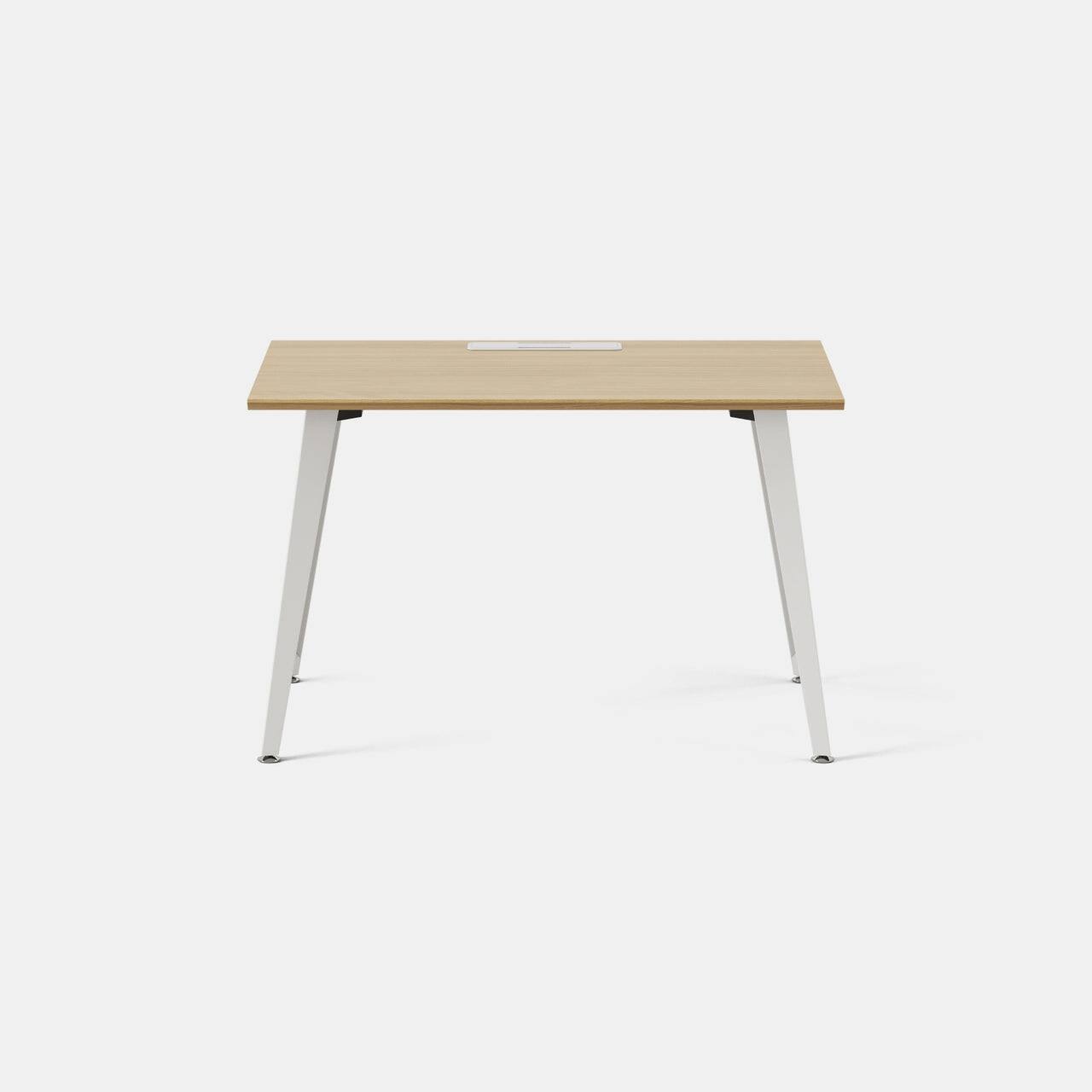 Angle. Branch Furniture - Office Desk 48" x 24" - Woodgrain/White.