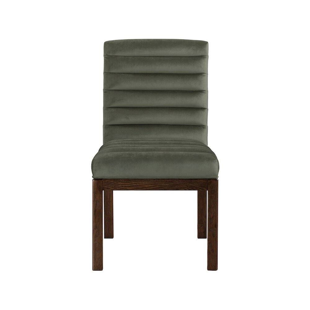 Alt View 1. Meridian Furniture - Evelyn Green Velvet Dining Chair - Green.