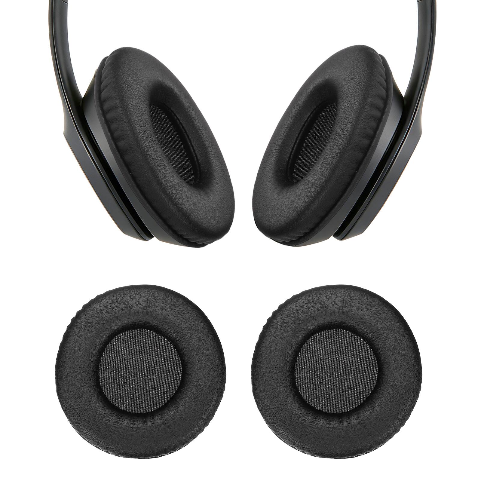 Front. Unique Bargains - 2pcs Universal Wireless Ear Pads Replacement Cushions 4.3 Inch Soft High Density for Headphones Gaming - Black.