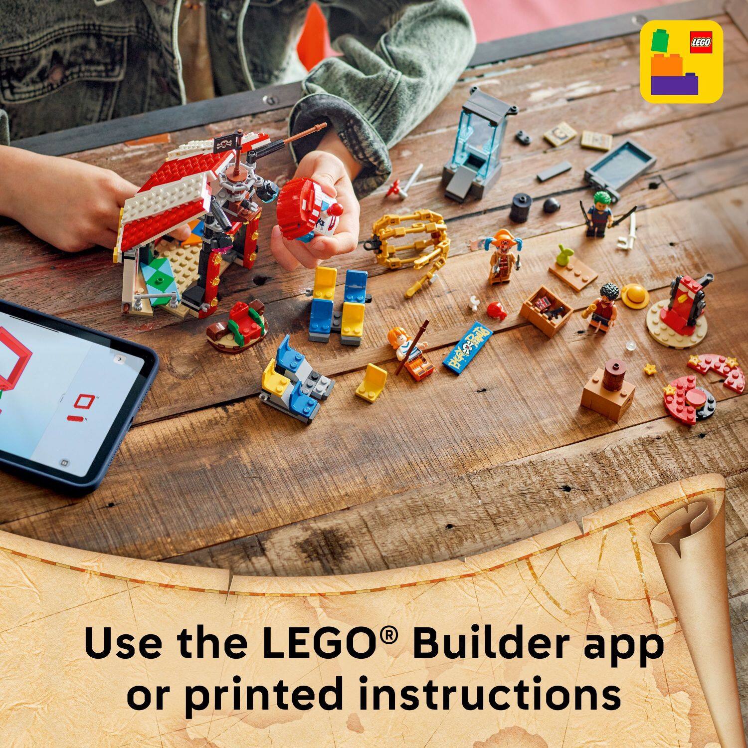 LEGO Builder app or printed instructions