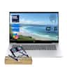 HP - OmniBook 7 17.3" FHD Touchscreen Laptop - Intel Core Ultra 7 258V - 32GB RAM - 1TB SSD - Backlit KB - PCO Laptop cooler - Silver