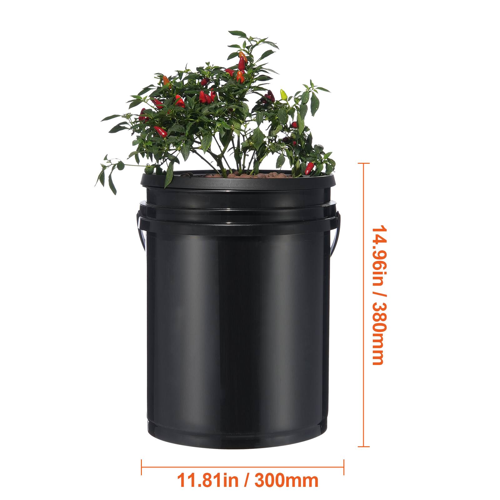 14.96in / 380mm  
11.81in / 300mm