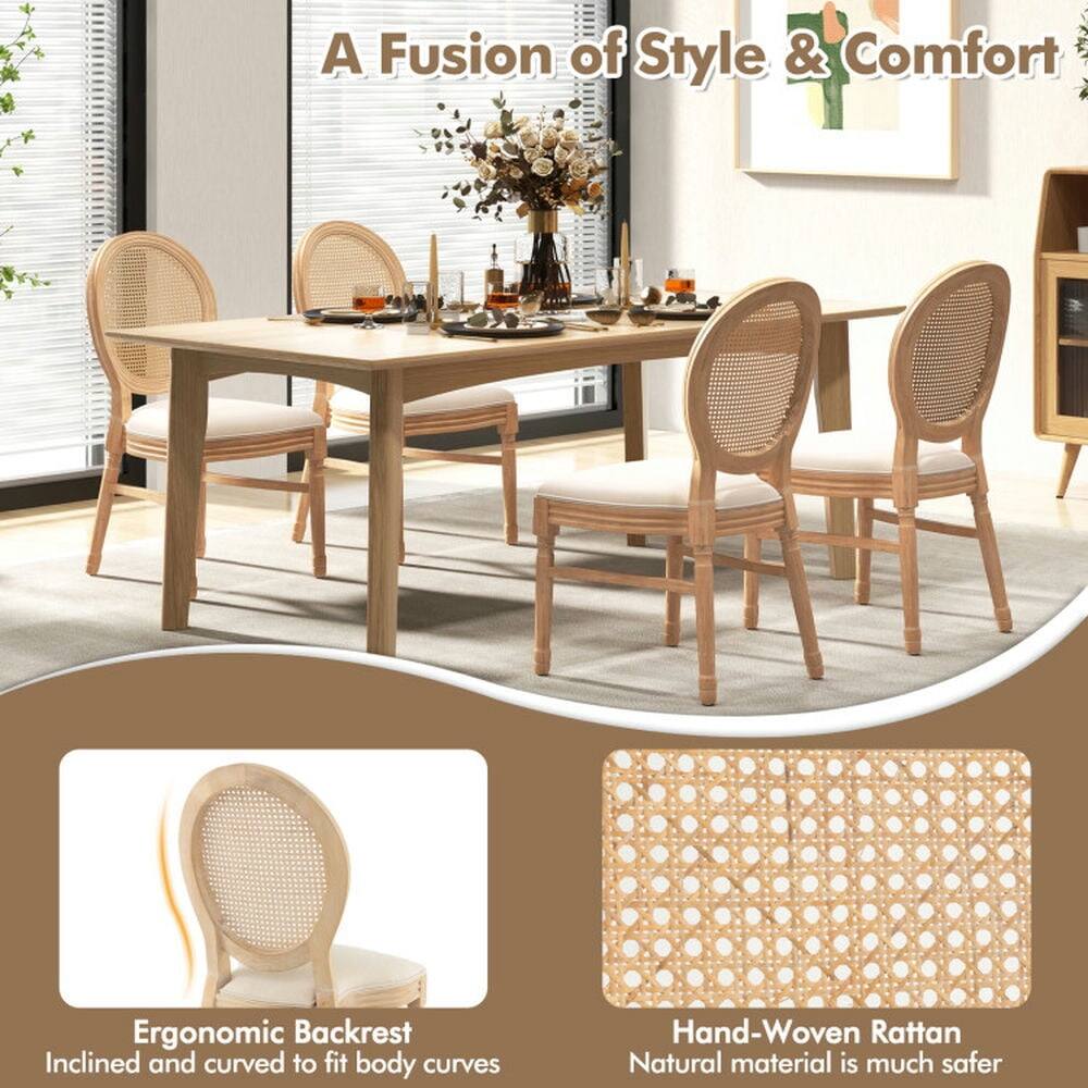 A Fusion of Style & Comfort

Ergonomic Backrest
Inclined and curved to fit body curves

Hand-Woven Rattan
Natural material is much safer