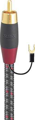 Front Standard. AudioQuest - SUB-X 24.6' Subwoofer Cable.