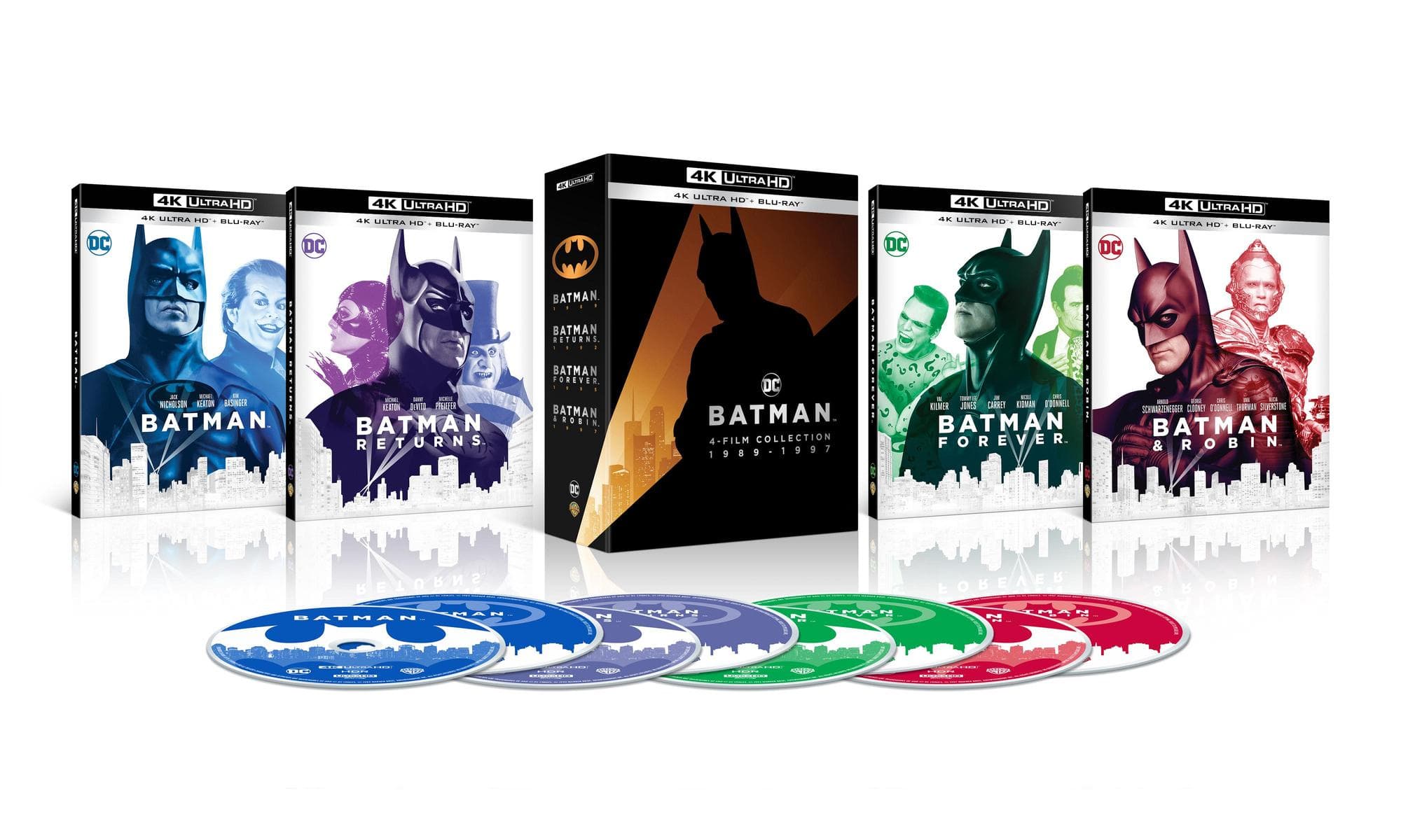 Batman 4 film Collection (4K Ultra HD + Blu ray (Ultimate