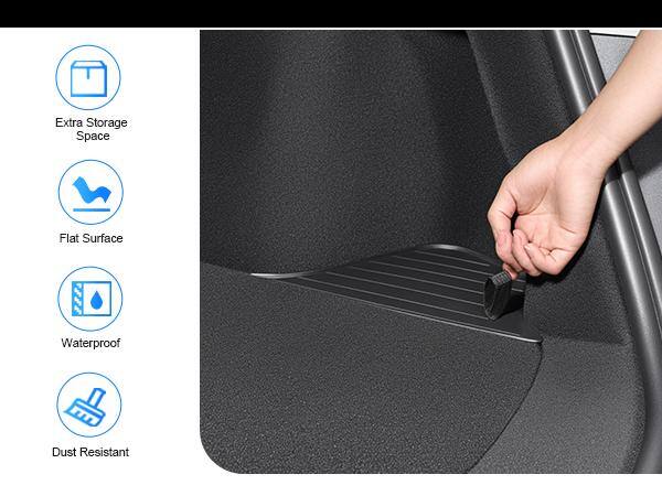 Extra Storage Space  
Flat Surface  
Waterproof  
Dust Resistant