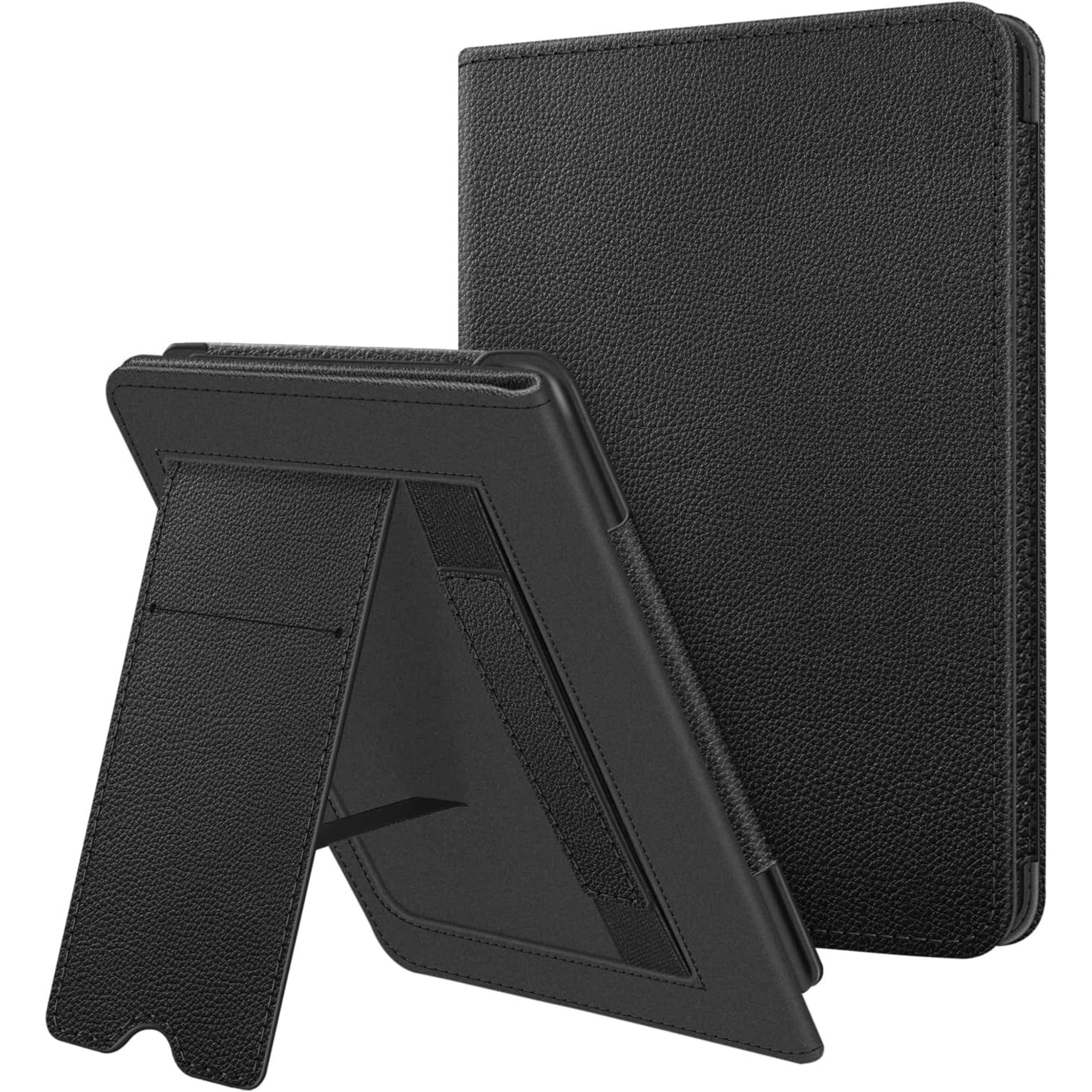 Kitcheniva - PU Leather Stand Case For 6 Inch All New Kindle 11th Gen 2024 2022 - Black