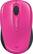 Front. Microsoft - Wireless Mobile Mouse 3500 - Magenta Pink.